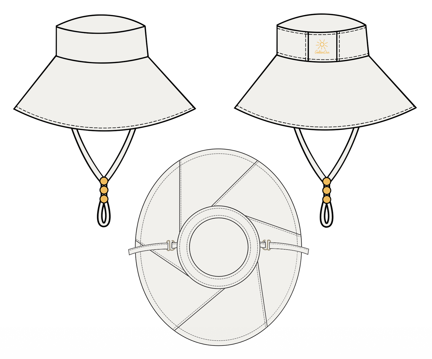 GoldenOur UPF 50 Sun Hat